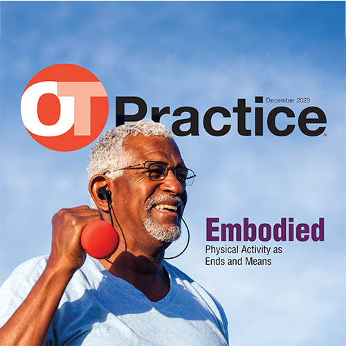 Cover of December 2023 OT Practice Magazine