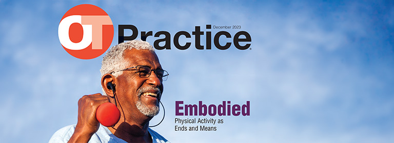 Cover of December 2023 OT Practice Magazine