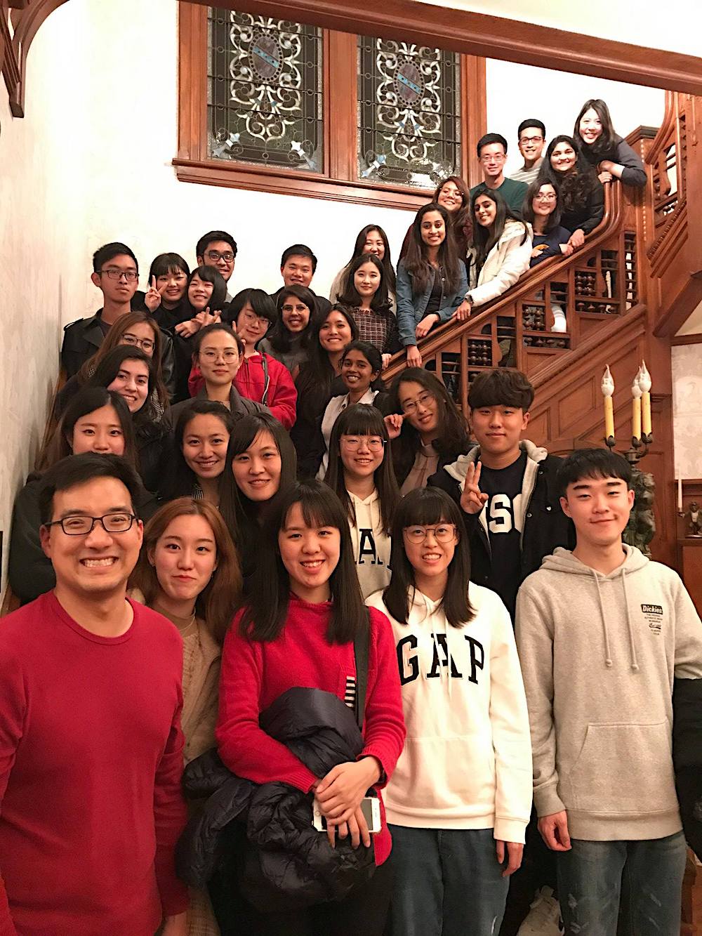 Occupational Therapy students from Yonsei University and Inje University (South Korea) and Kaohsiung Medical University (Taiwan) with USC Chan students at the USC Center for Occupation and Lifestyle Redesign, February 2019