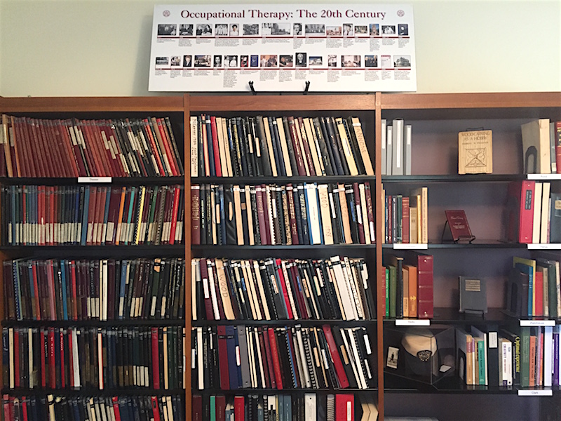 The second floor reading room contains copies of OS/OT student dissertations and theses dating back to the 1940s.