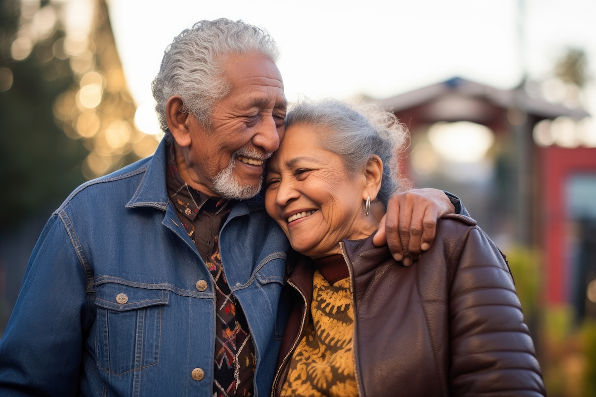 Elderly couple