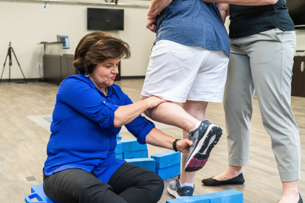 Dorian Rose, Ph.D., P.T., a research professor in the UF Department of Physical Therapy, conducts research on backward walking to improve balance and agility in patients post-stroke. She is one of 50 mentors for the new CADRRE program.