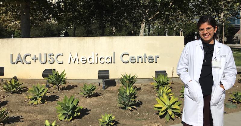 Areli Benitez at LAC + USC Medical Center
