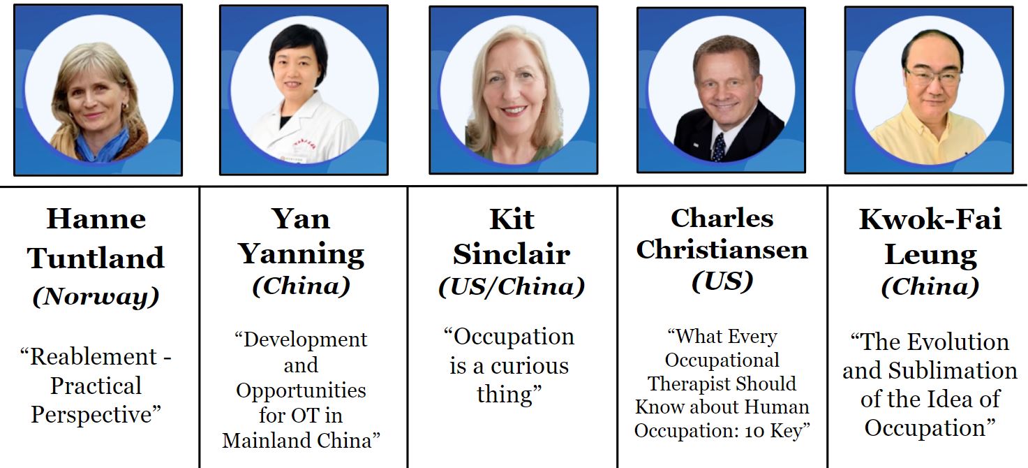 Featured keynote speakers at the 6th International Occupational Therapy Conference