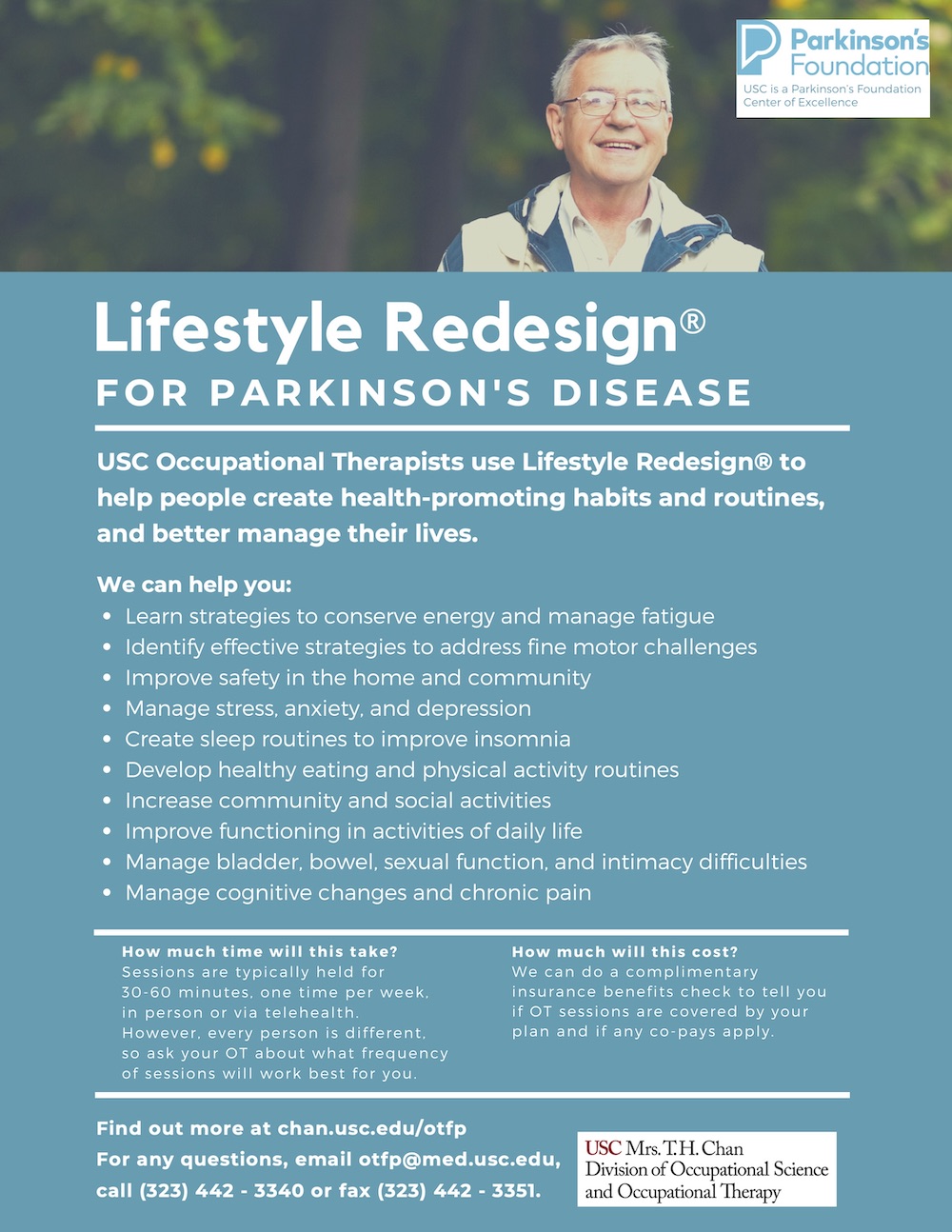 Lifestyle Redesign for Parkinson's Disease