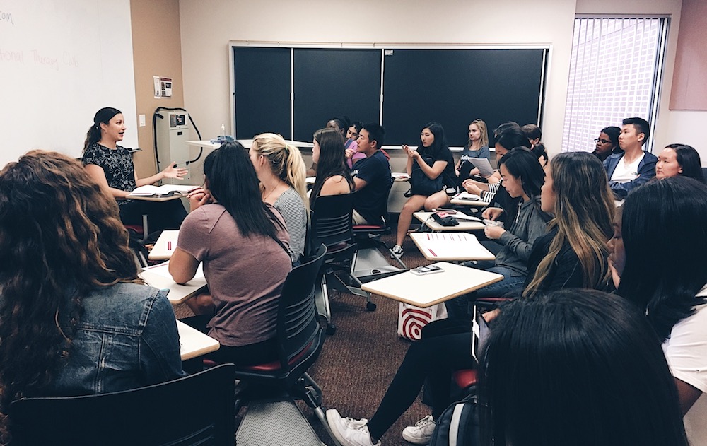 Pre-OT Club receives information and guidance from current OT faculty members