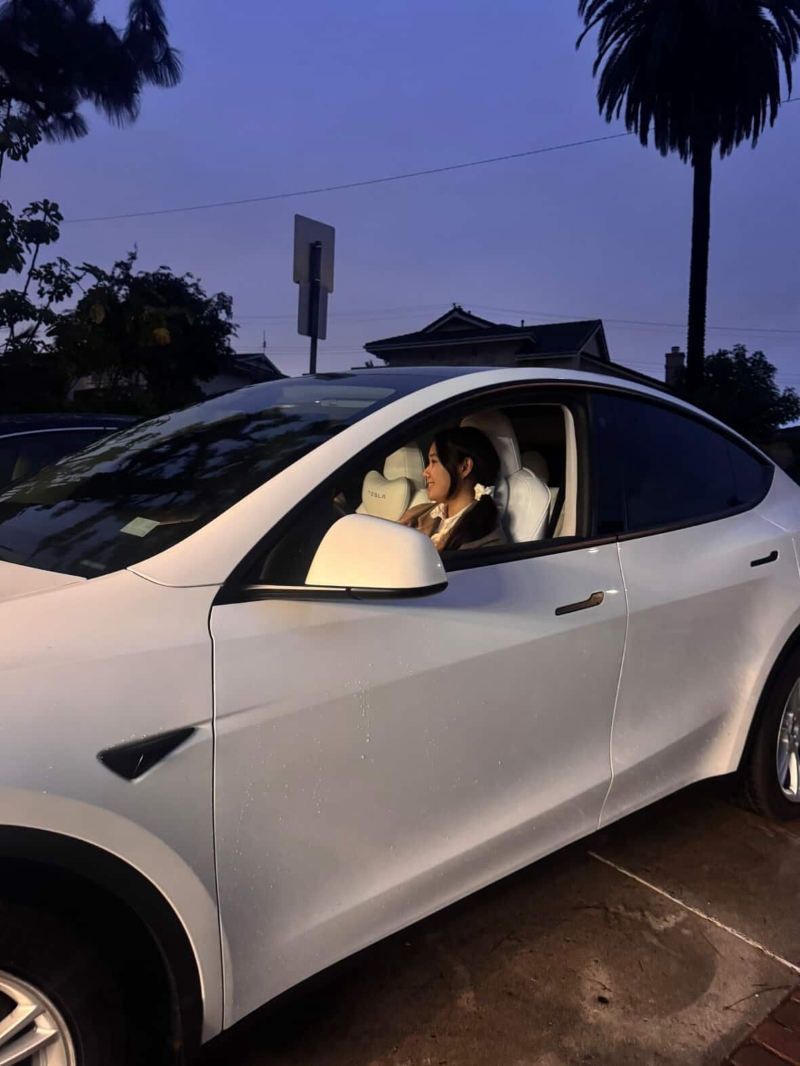 International Student Learning to Drive in LA