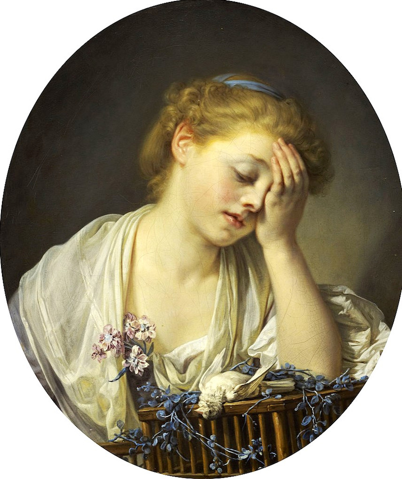 Greuze, J. (1765). A Girl with a Dead Canary [Painting]. Scottish National Gallery, Edinburgh, Scotland.