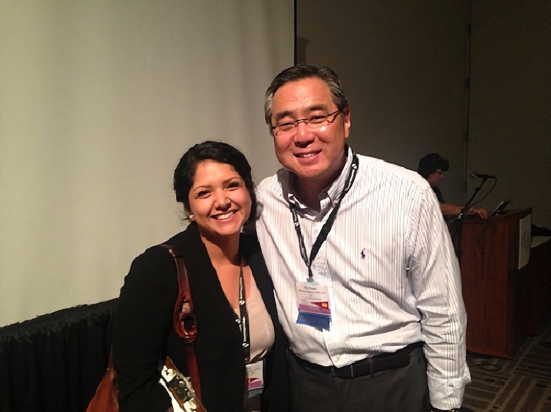 Dr. Iwama and me at the 2014 OTAC Conference