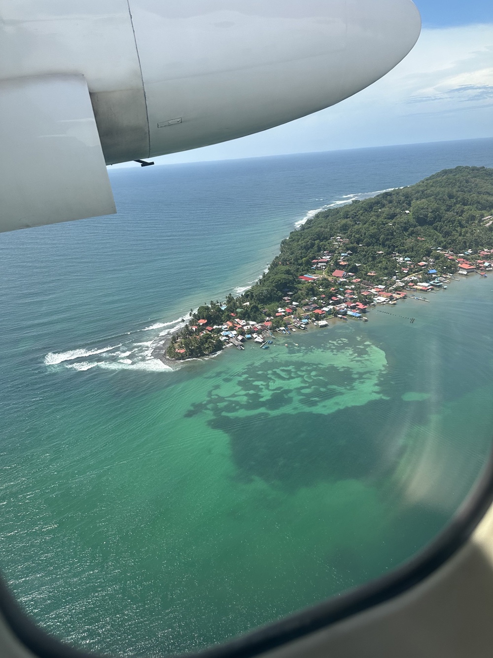 Aerial View from Airplane