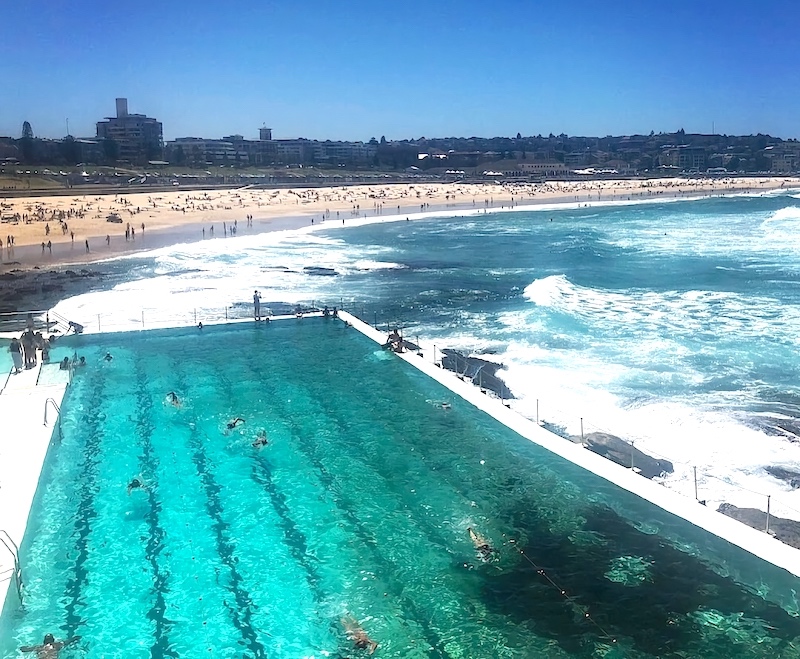 The coolest pool, right next to Bondi Beach!