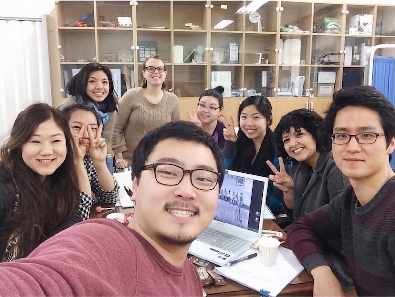 Here's a picture of us with some of the Yonsei University OT Research Assistants.