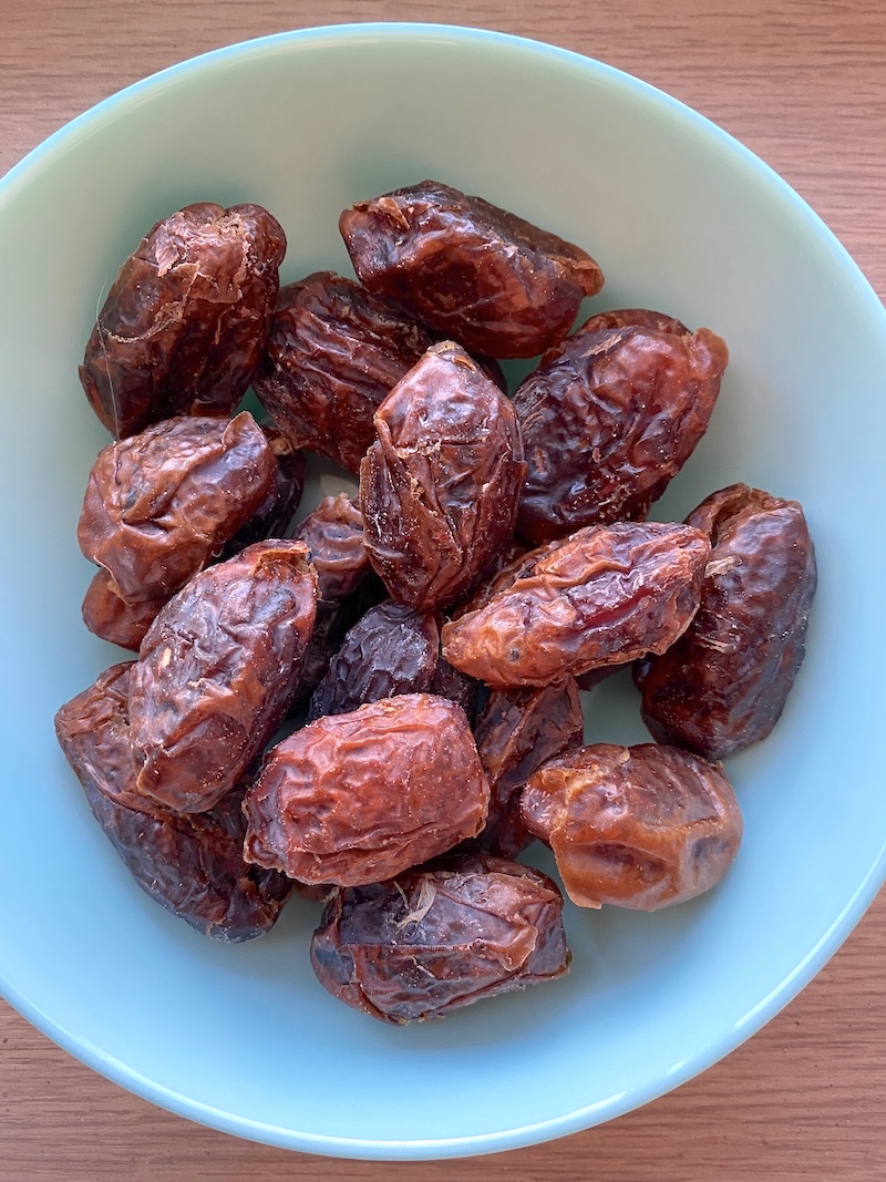 The Mejdool dates that I have been breaking my fasts with this year.