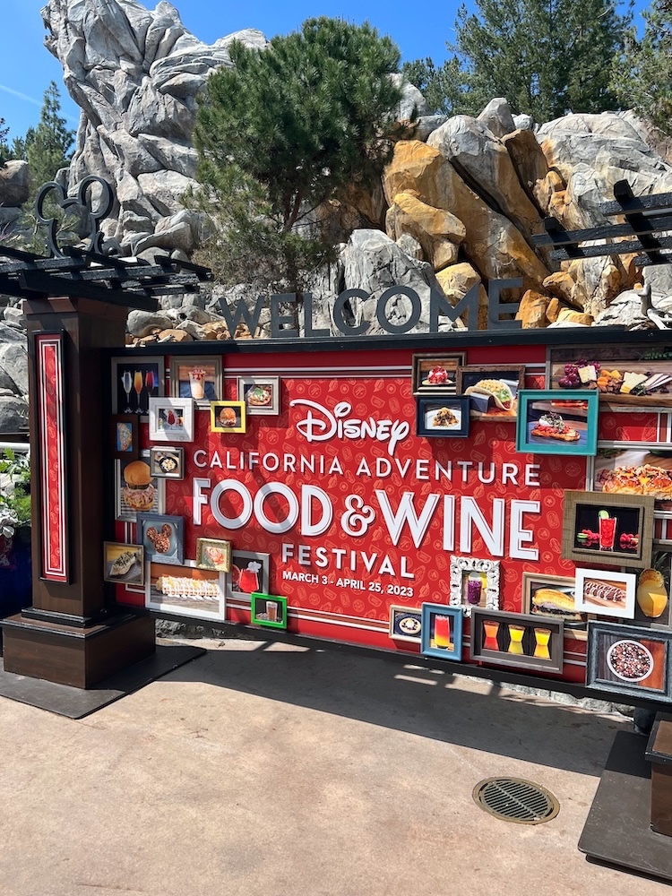 Food & wine at Disneyland? I’m sold