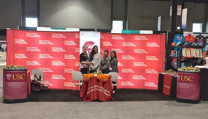 USC OT booth at AOTA conference
