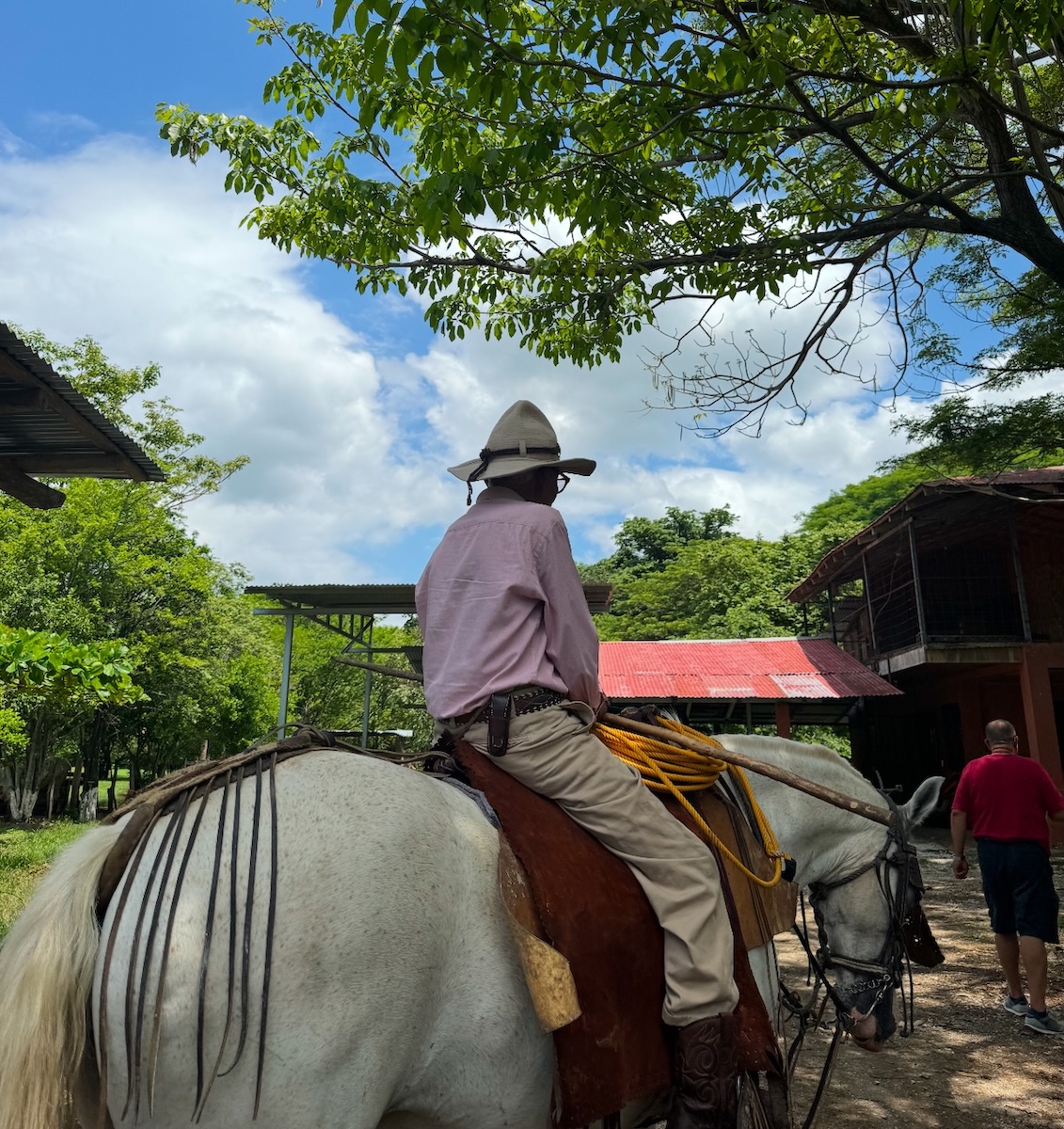 Meeting a centenarian man