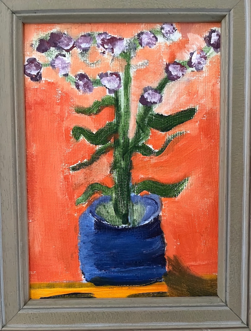 Painting of orchid