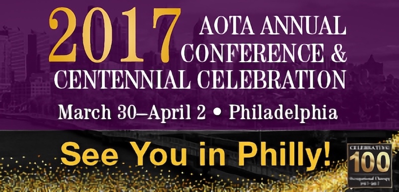 AOTA 2017 Banner, See you in Philly!